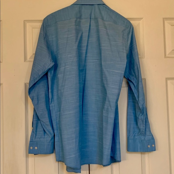 Apt. 9 Light Blue Men’s Button Down Shirt 15 32/33 - Picture 3 of 6